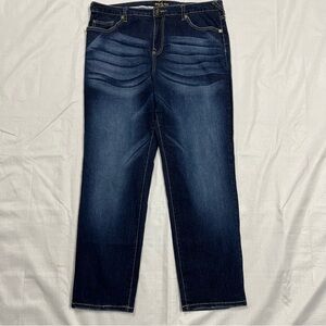 Baby phat ladies stone wash straight leg jeans size 20